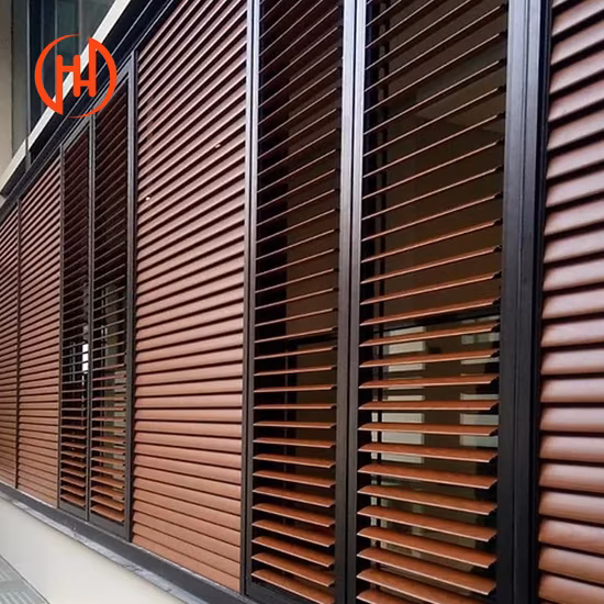 Promotional Aluminum Blades Jalousie Frame Glass Shutter Window Louver