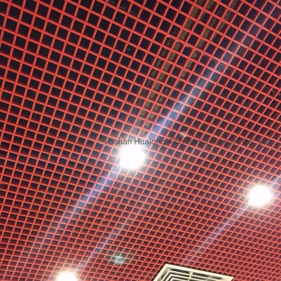 Metal Ceiling Aluminum Grille Ceiling Panel Building Material Open Cell Ceiling False Ceiling