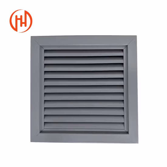 Customized Exterior Building Material Decorative Metal Facade Aluminum Sun Shade Louver