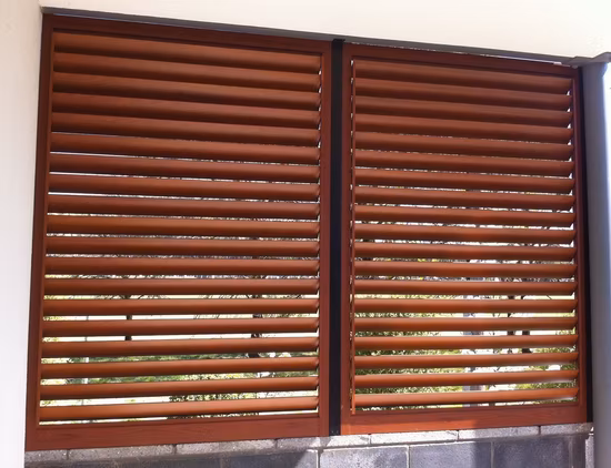 Customized Frame Ventilation Aluminum Alloy Louvers Windows and Doors Aluminium Plate Shutter Window